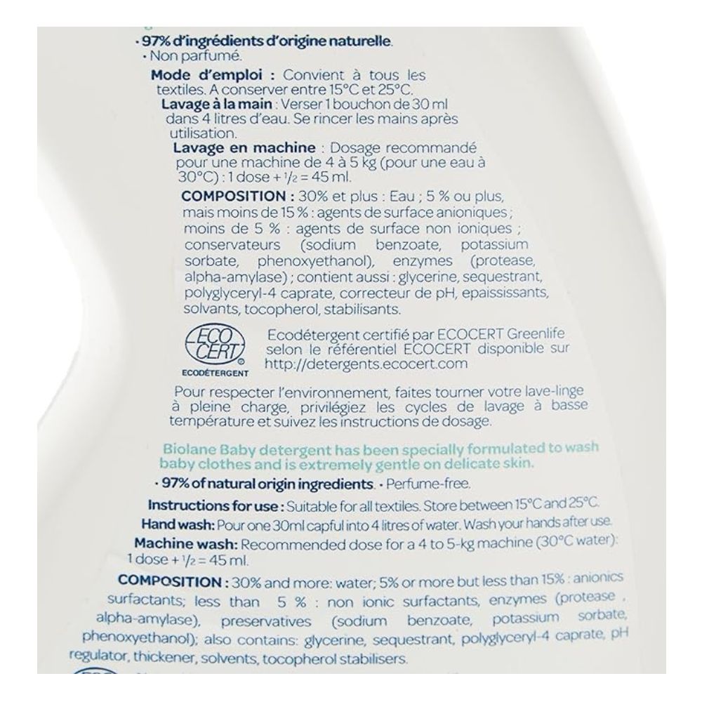 Biolane - Baby Detergent 750ml