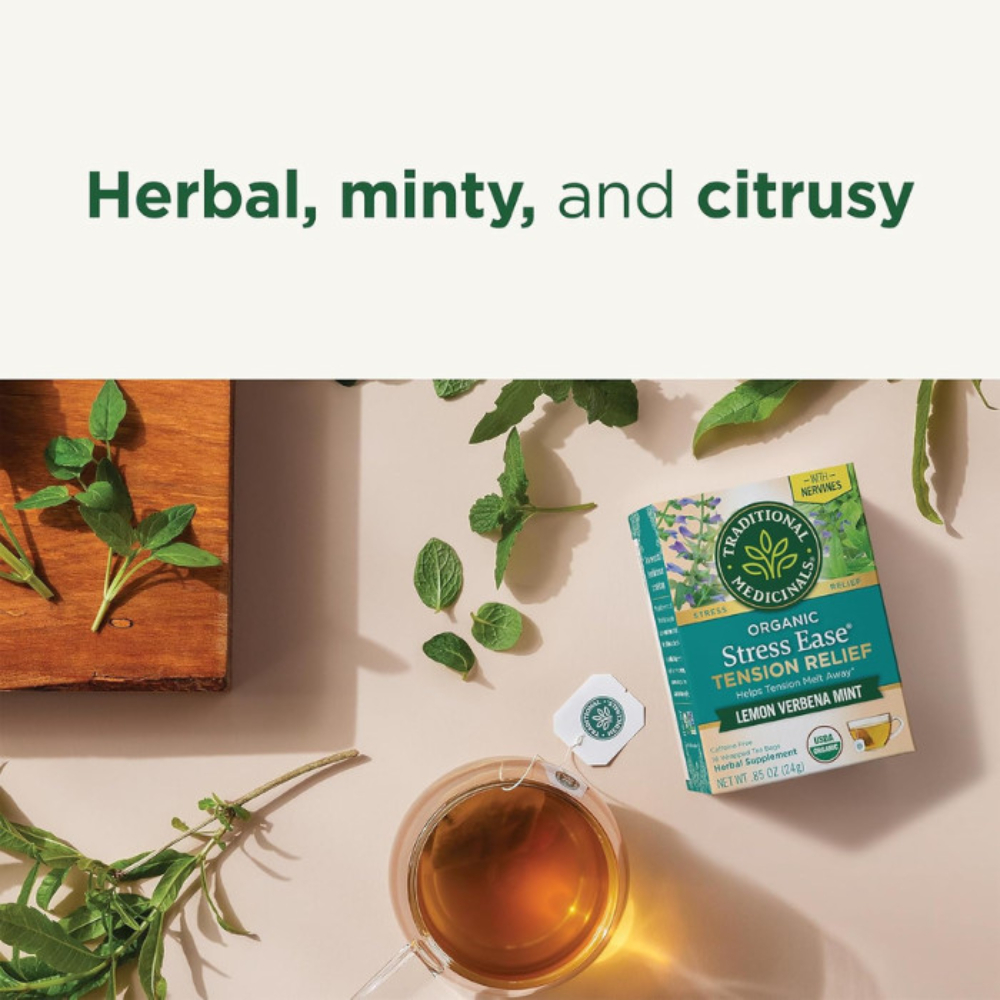 شاي الأعشاب لتخفيف التوتر 16 كيس من ماركة تراديشنال ميديسينالز