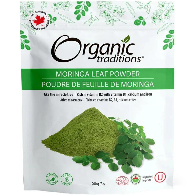 Organic Traditions Moringa Leaf Powder 200g