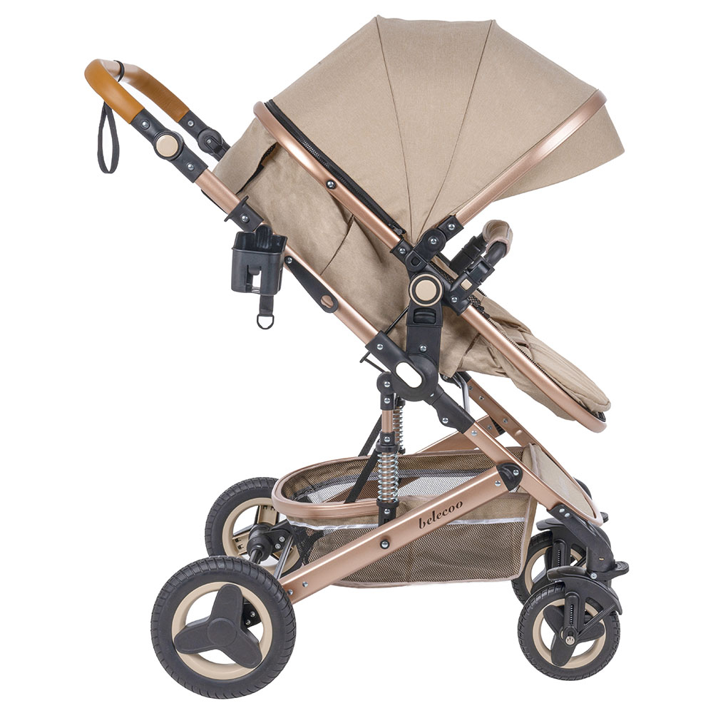 Belecoo 5 - Lite 3-in-1 Pram - Cream