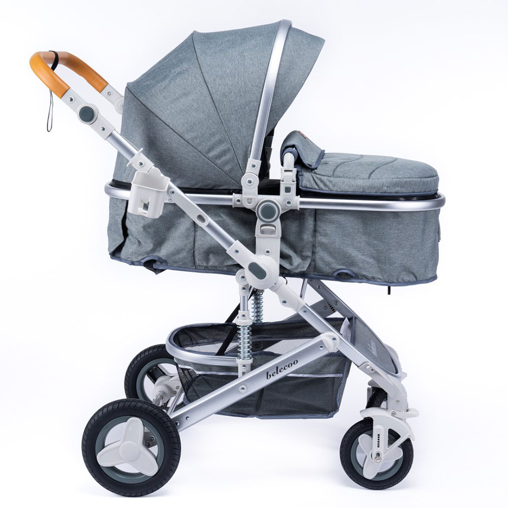 Belecoo 5 3-in-1 Lite Stroller - Grey