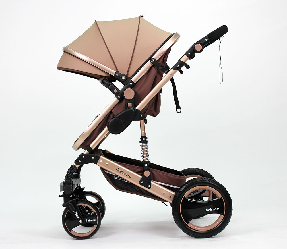 Belecoo 6 Khaki - Classic 3 in 1 Pram