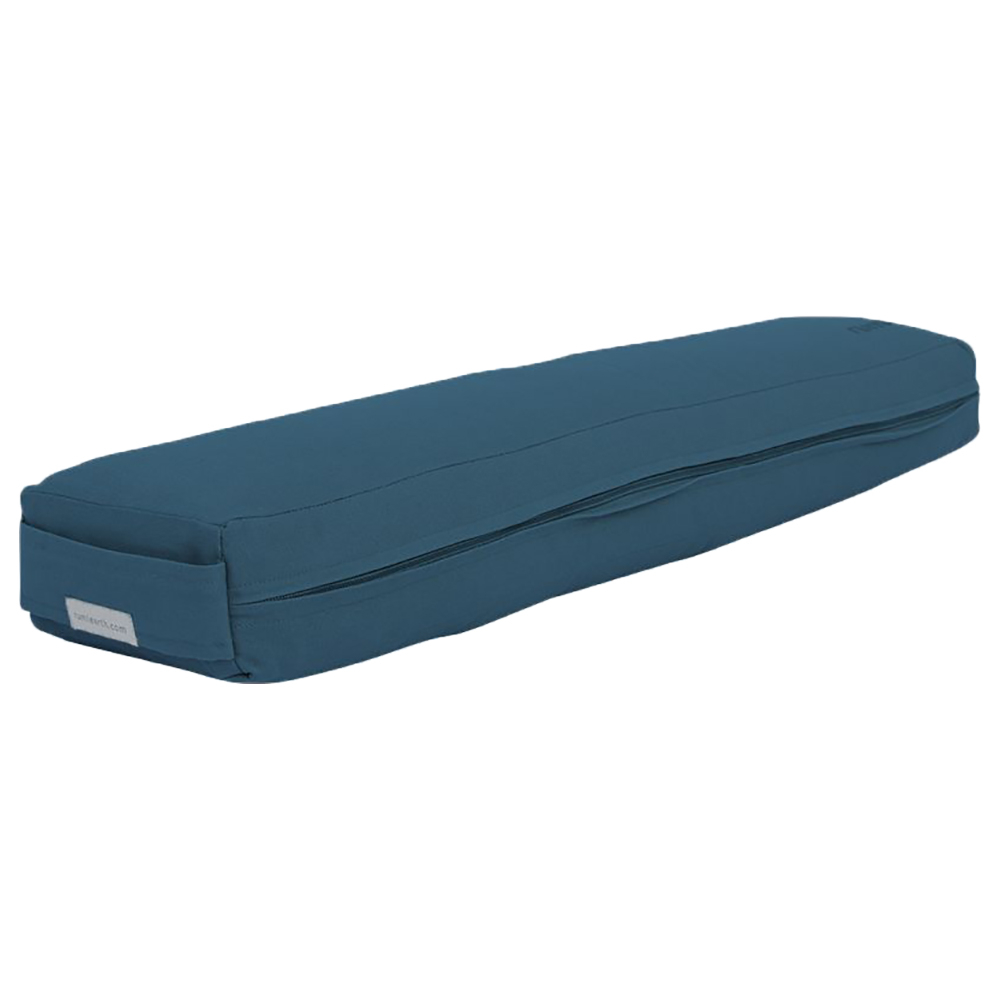 Rumi Earth - Yoga Cotton Bolster Lean - Indigo