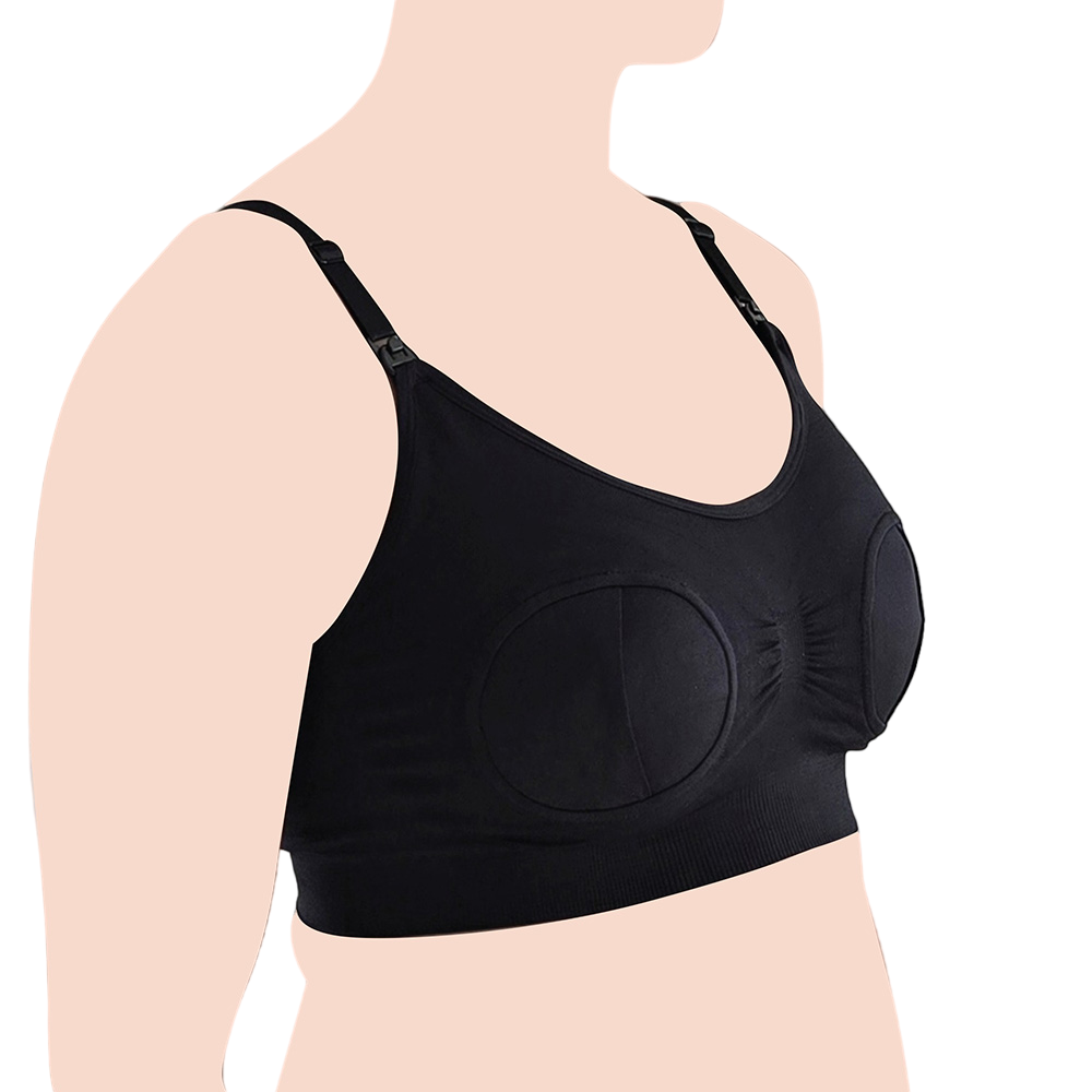 Spectra - Hugs'N Kisses Hands-Free Pumping Bra - Midnight