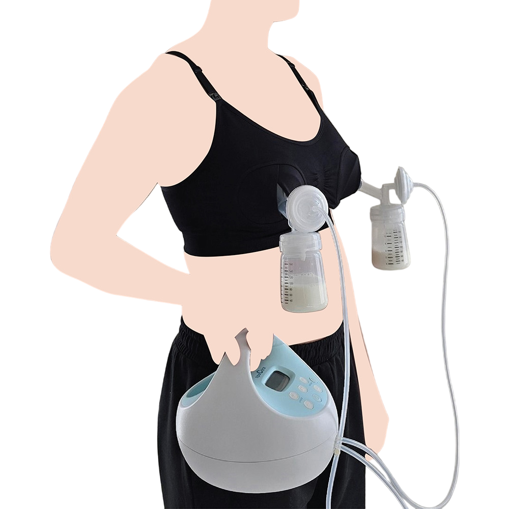 Spectra - Hugs'N Kisses Hands-Free Pumping Bra - Midnight