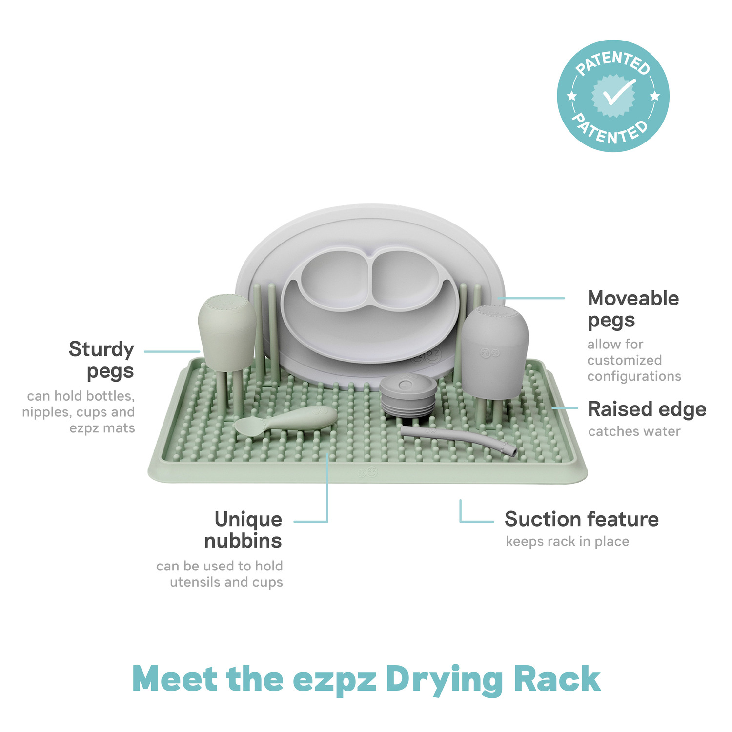 Ezpz - Drying Rack - Sage