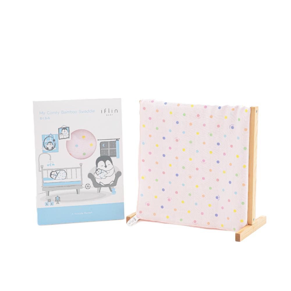 إيفلين بيبي - قماط ماي كومفي خيزران - زهري