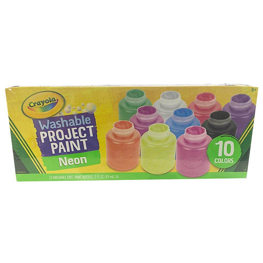 Crayola - 10 2 oz. Neon Paint Set
