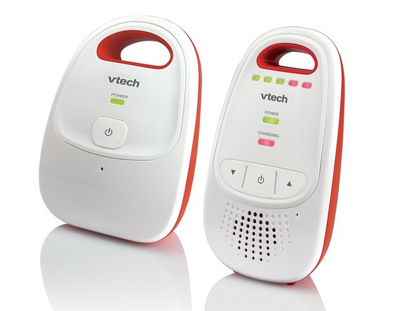 VTech - Digital Audio Baby Monitor 2-Way Talk 300m Range - Red