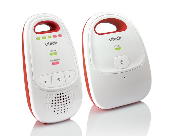 VTech - Digital Audio Baby Monitor 2-Way Talk 300m Range - Red