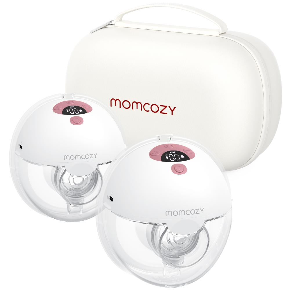 Momcozy - Wearable Double Breast Pump M5 Set - Maroon