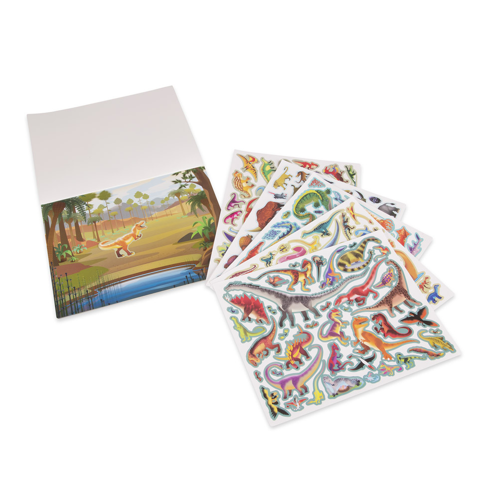 مجموعة ملصقات قابلة لإعادة الاستخدام من ميليسا آند دوغ - تصميم ما قبل التاريخ