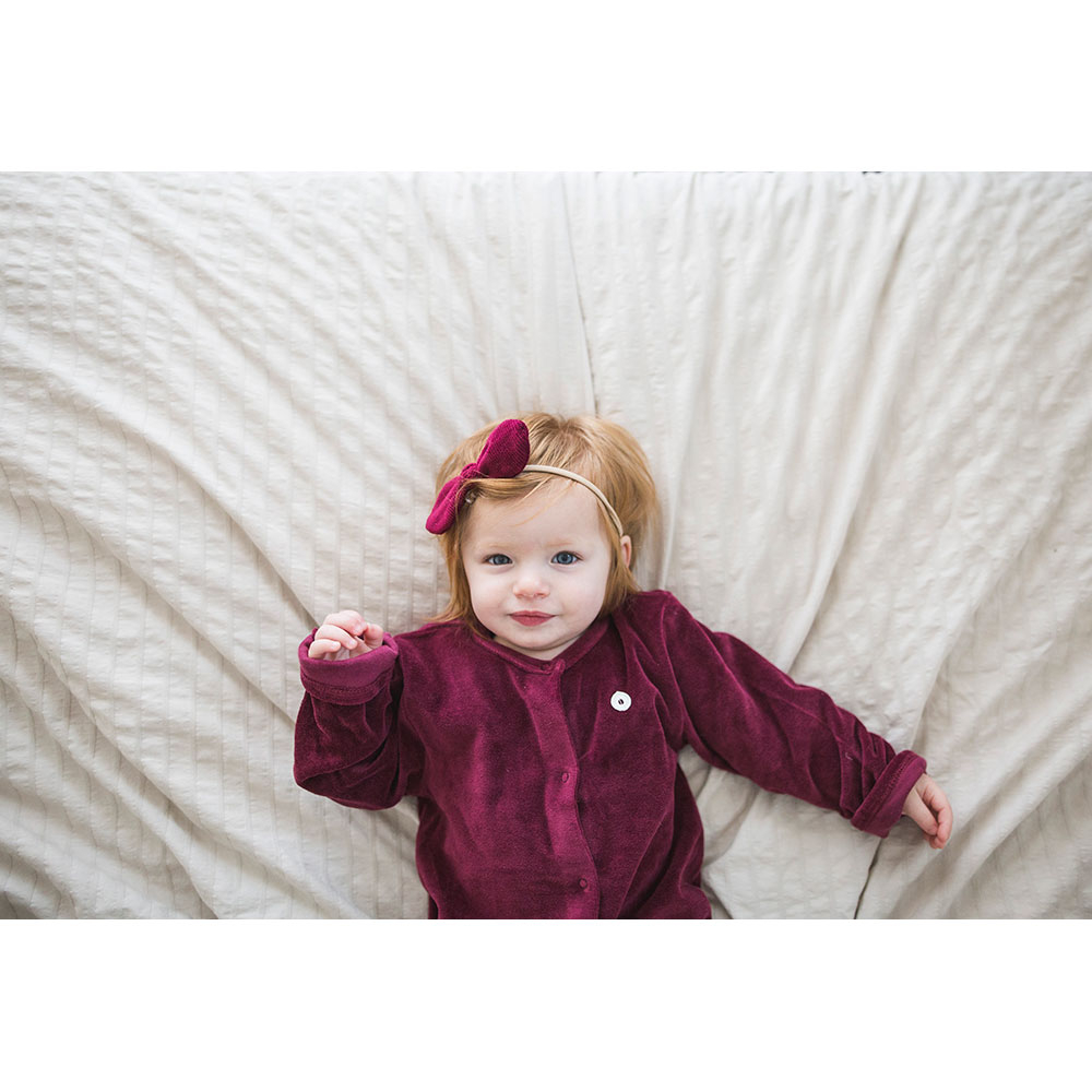 بورياس أفرول عضوي مخمل أحمر