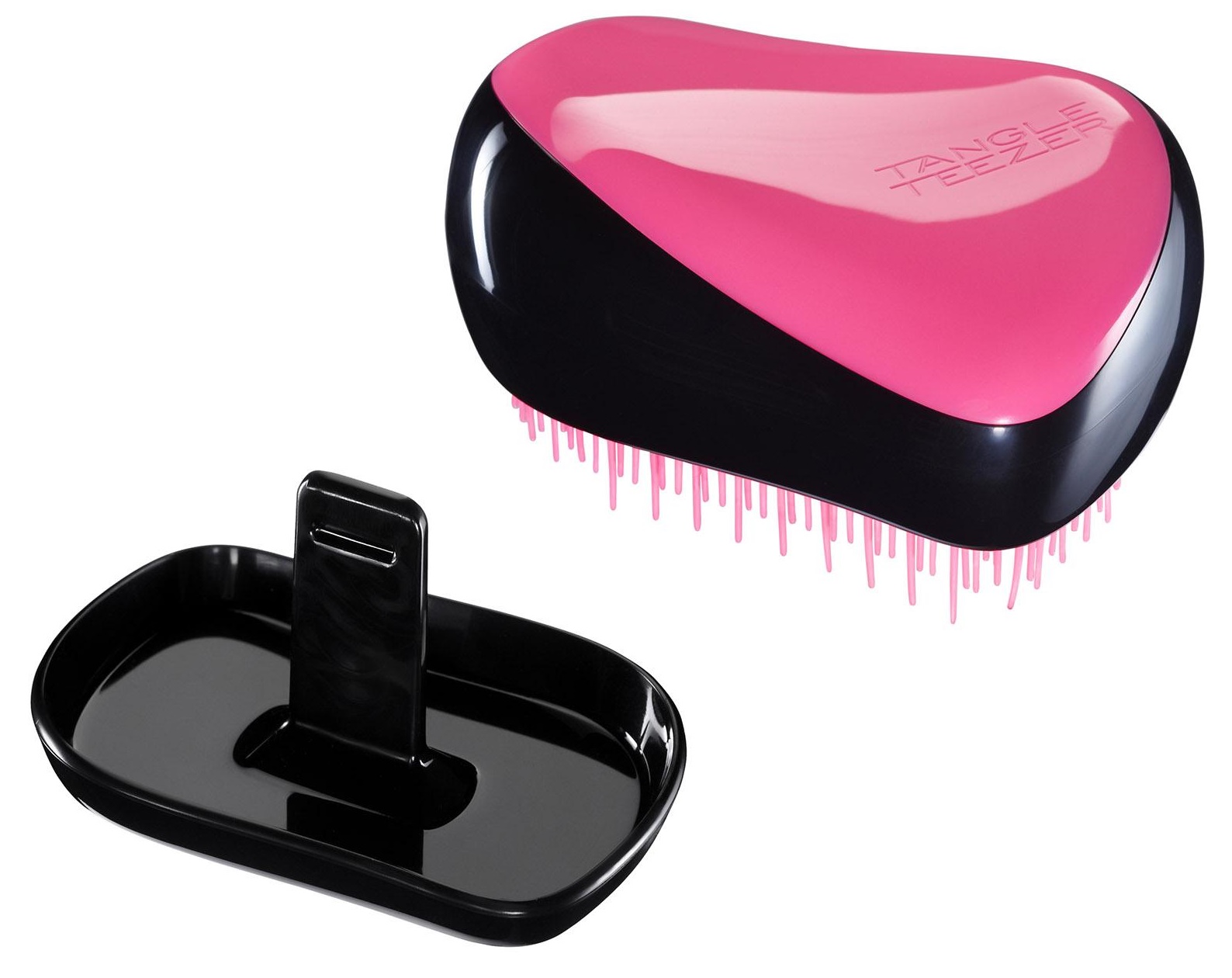 تانجل تيزر - مشط الشعر المضغوط - زهري