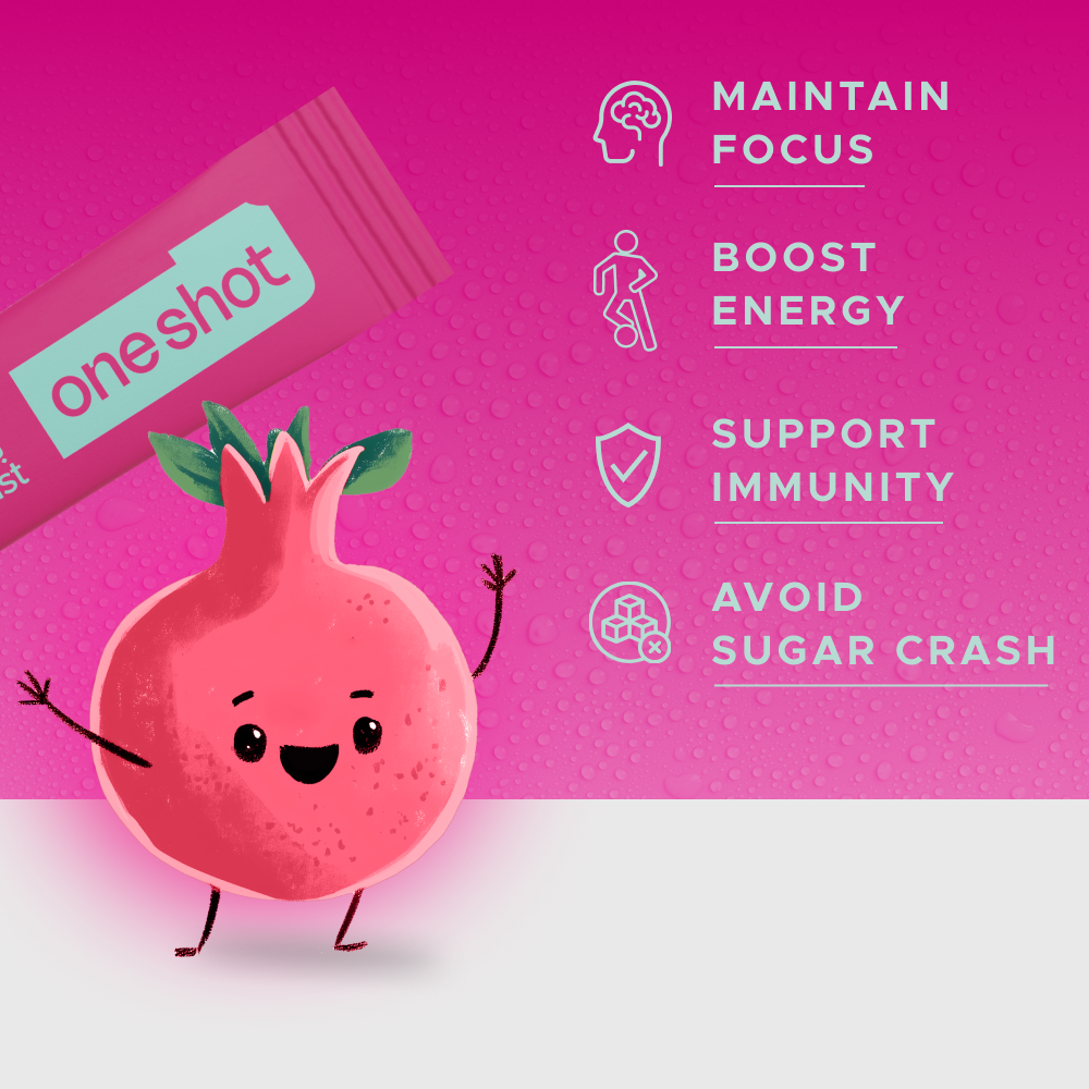 Oneshot - Kids Electrolyte Hydration Sticks - Rumman Twist - 7 Pcs