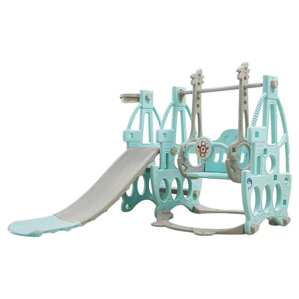 Little Story - 3-in-1 Swing With Slide - Green