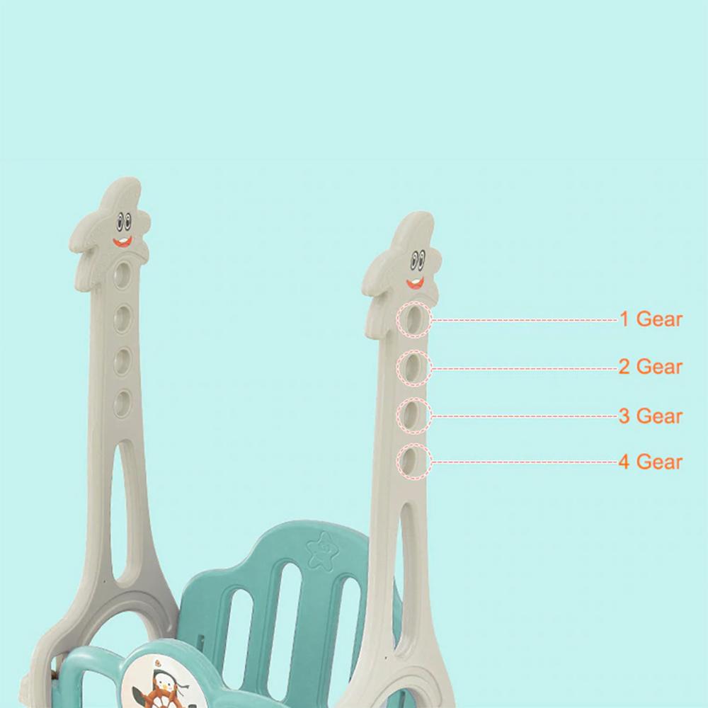 Little Story - 3-in-1 Swing With Slide - Green