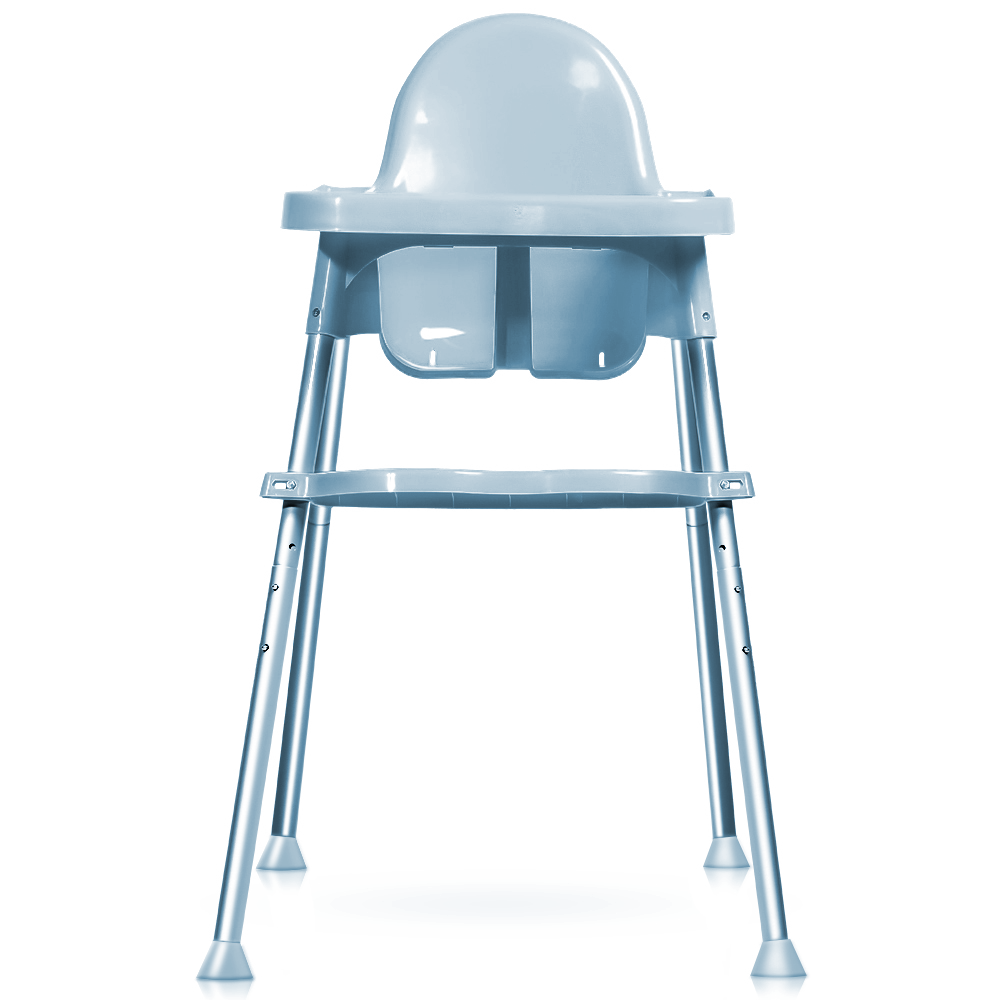 Teknum High Chair With Removable Tray - Grey