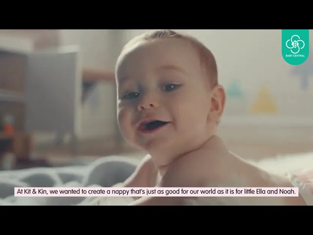 Kit & Kin - Eco Diapers Size 3-6-10kg - 32 Diapers