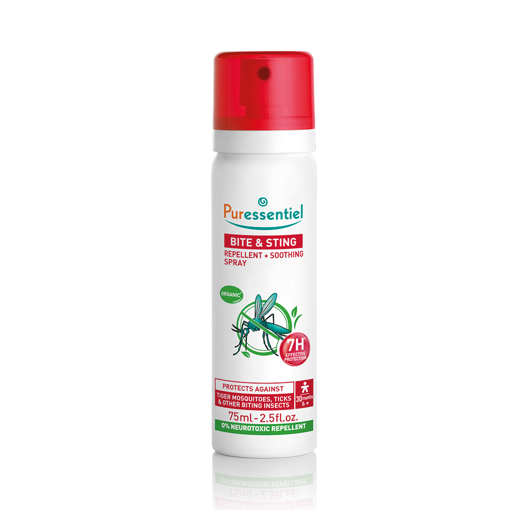 Puressentiel Anti-Sting Spray - 75 ml | Fast-Acting Relief for Insect Bites and Stings 