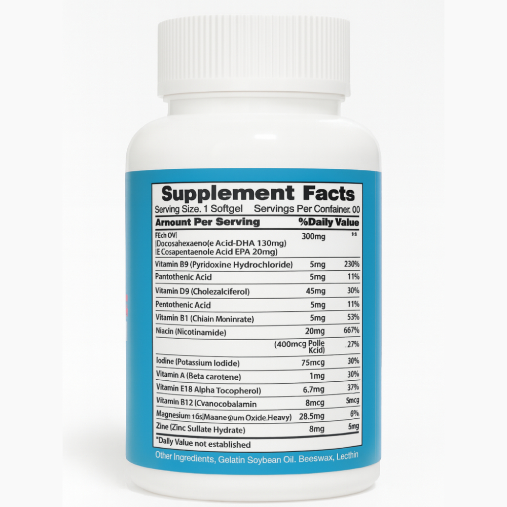 سيكرتس أوف تي - فيتامينات الحمل وحمض الدوكوساهكسانويك - 60 حبة