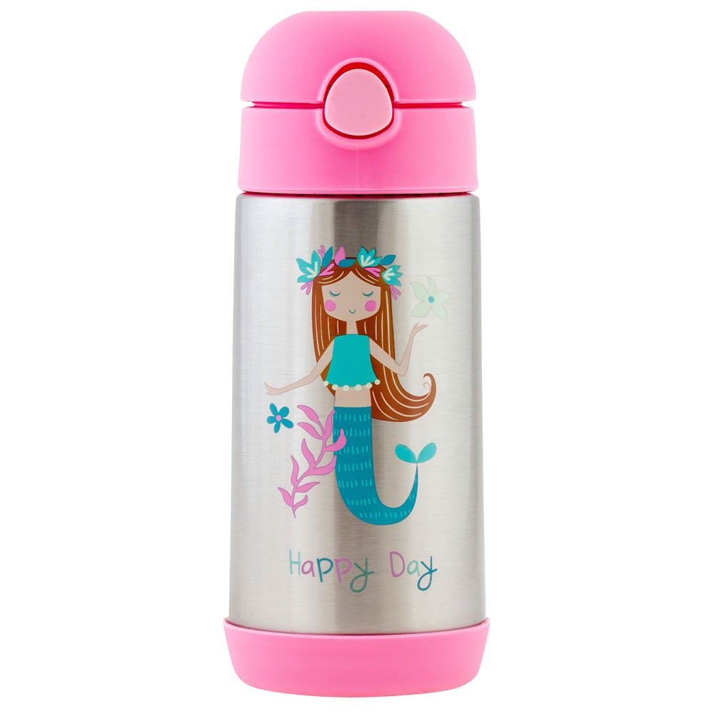 Stephen Joseph - Double Wall Insulated Water Bottle - Mermaid - 349ml