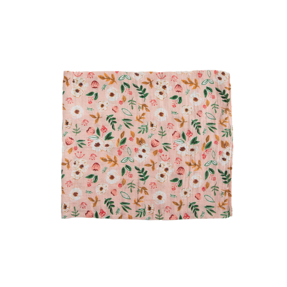Little Unicorn - Muslin Swaddle Pack of 3 - Vintage Floral