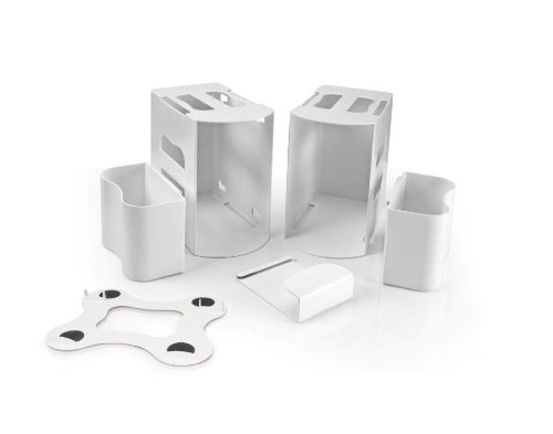 Prince LionHeart, 2-in-1 Modular Nappy Depot with 2 Hooks - White