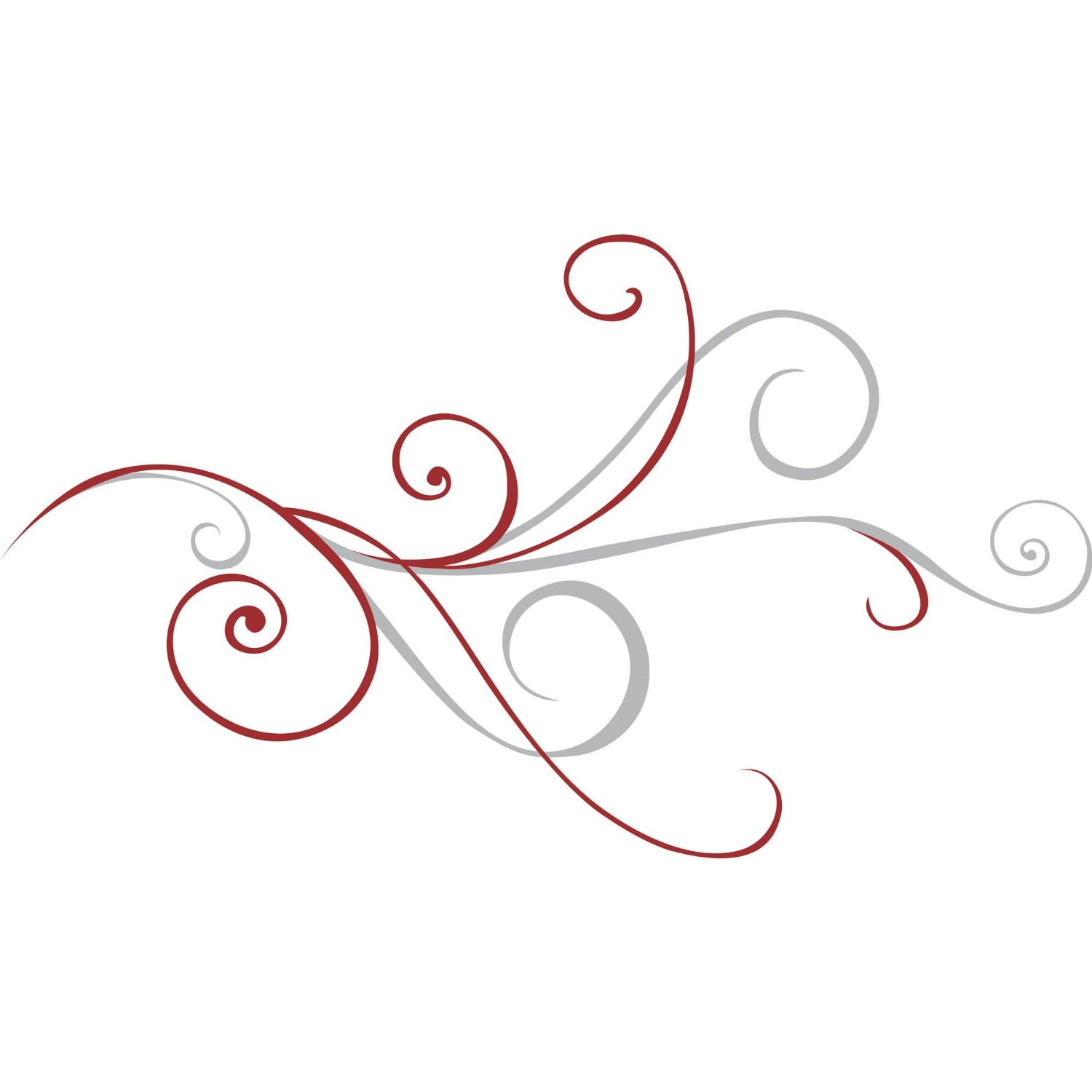 RoomMates Holiday Scroll Wall Decal