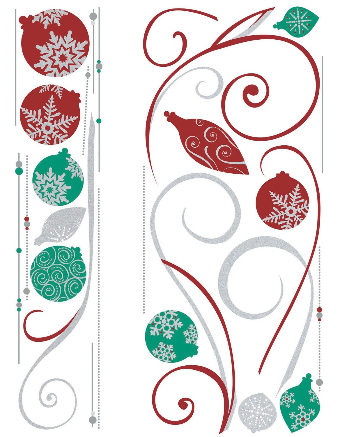 RoomMates Holiday Scroll Wall Decal