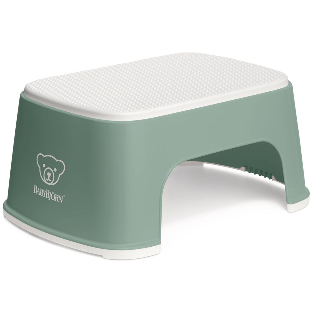 BABYBJORN - Step Stool - Deep Green/White