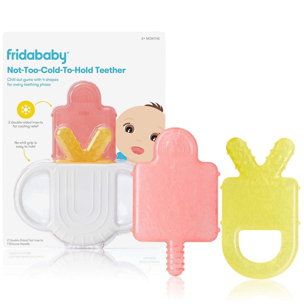Fridababy Not-Too-Cold Teether - Baby Relief & Safe-to-Chew Handles
