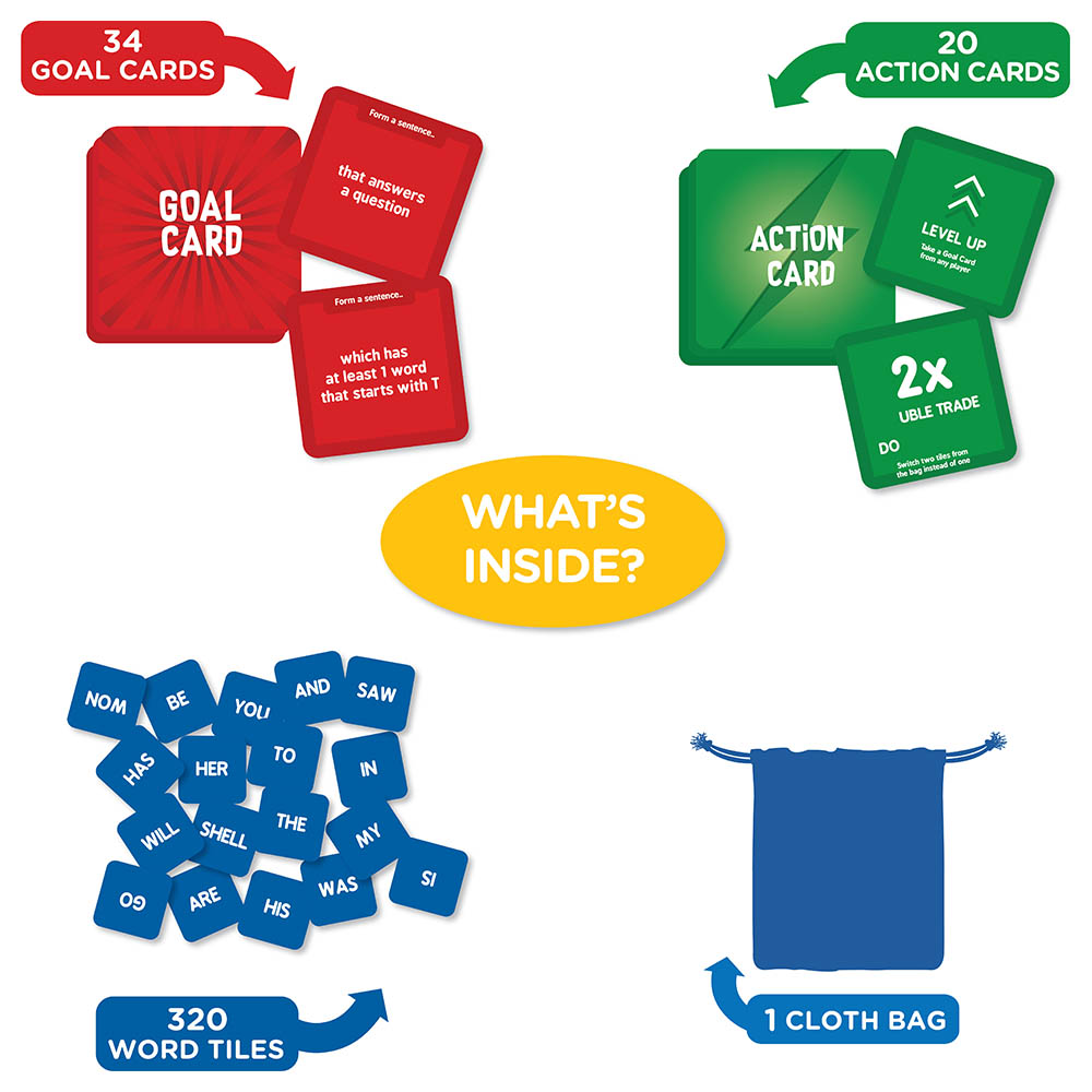سكيل ماتيكس - لعبة بطاقات الجمل السريعة وكلمات سكيلماتيك السريعة