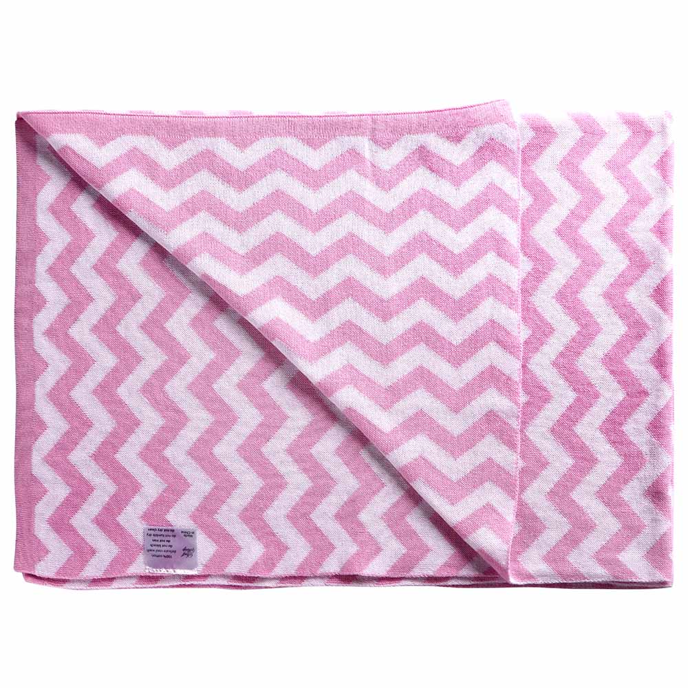 MOON Soft Stretchy Knitted Cotton Swaddle 70x90cm - Pink