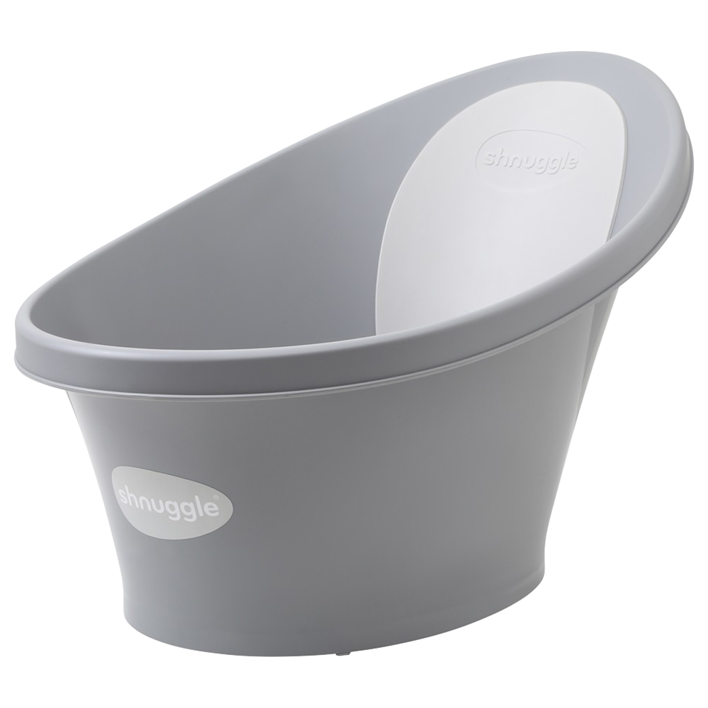 شنجل- حوض استحمام للأطفال-  أبيض ورمادي