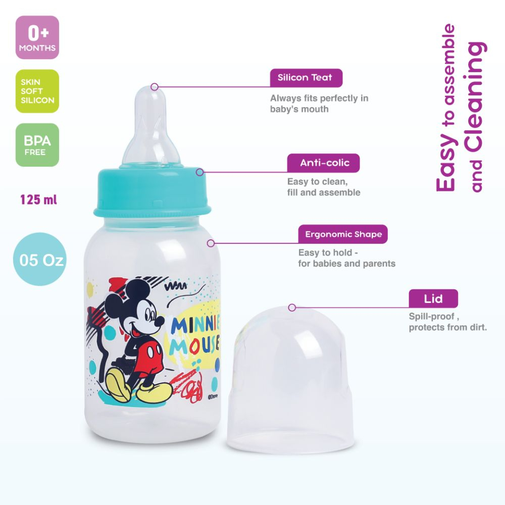 Disney - 5oz Standard Baby Feeding Bottle - Teal