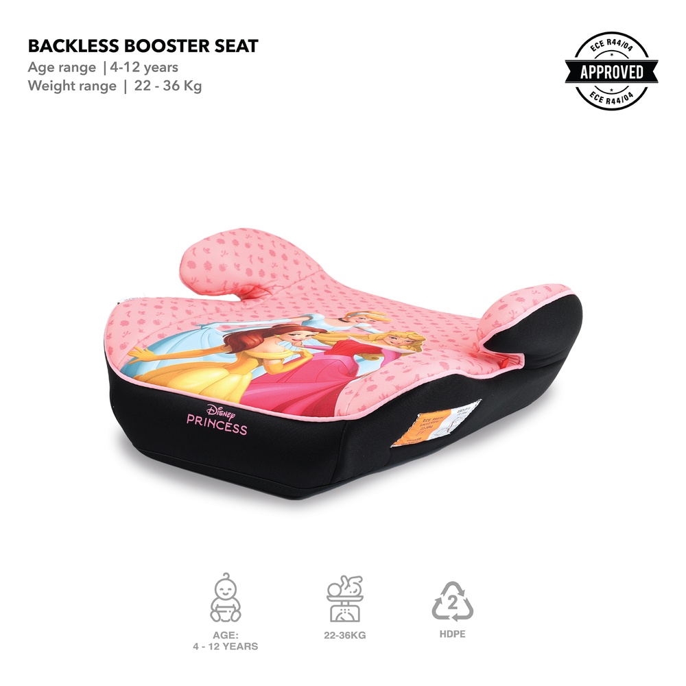 Disney - Princess Kids Booster Seat - Light Pink