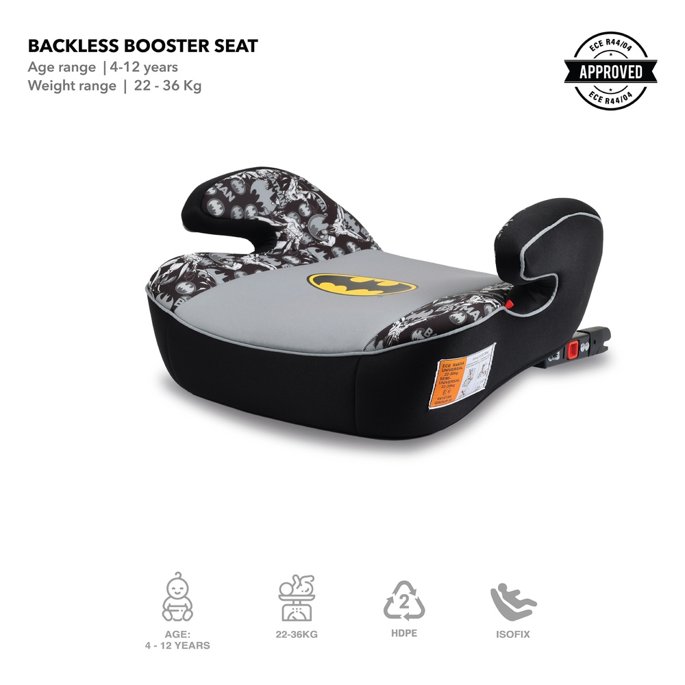 Warner Bros. - DC Comics Batman Kids Booster Seat - Grey