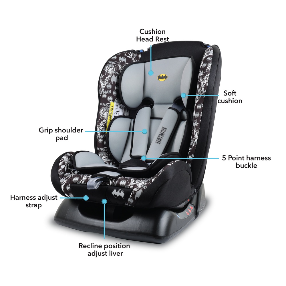 Warner Bros. - 3-in-1 DC Comics Batman Car Seat