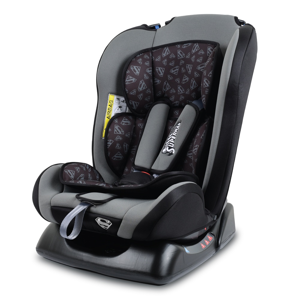 Warner Bros. - 3-in-1 DC Comics Superman Car Seat - Black