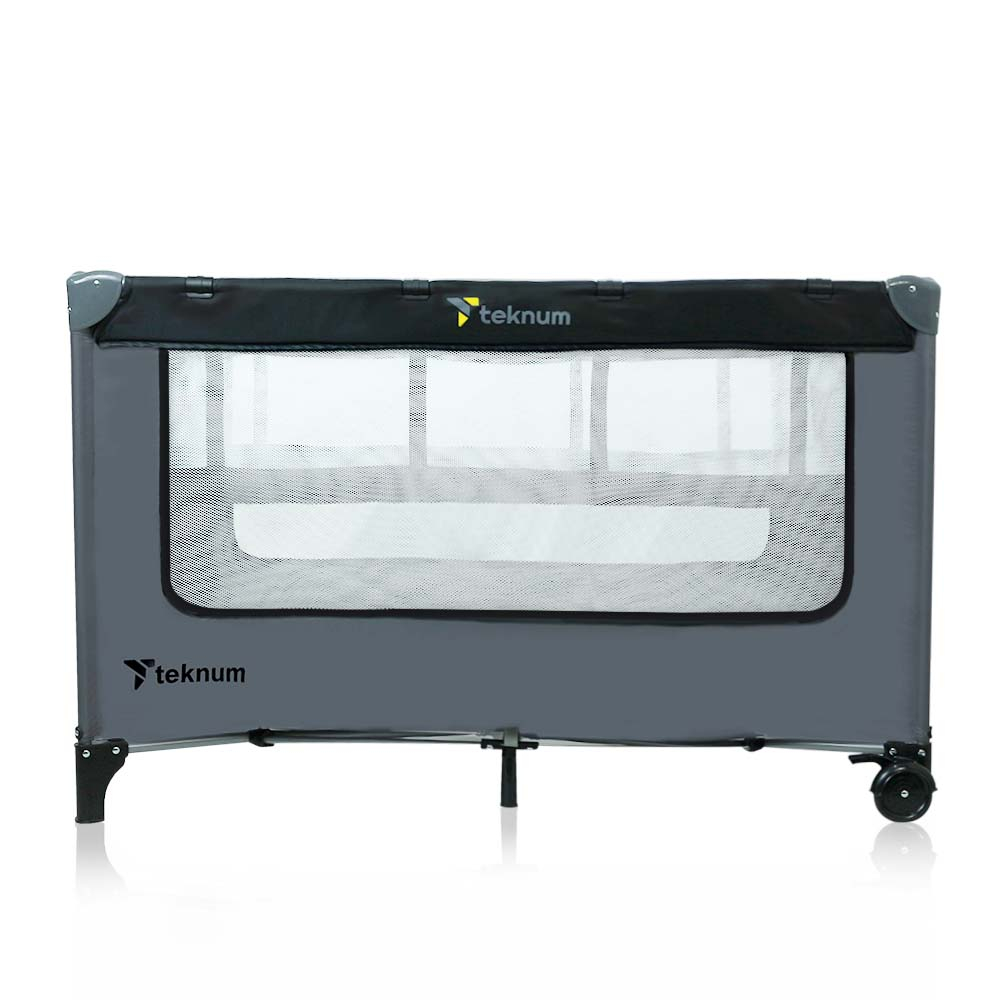 Teknum - Astronaut Playard And Cot - Grey