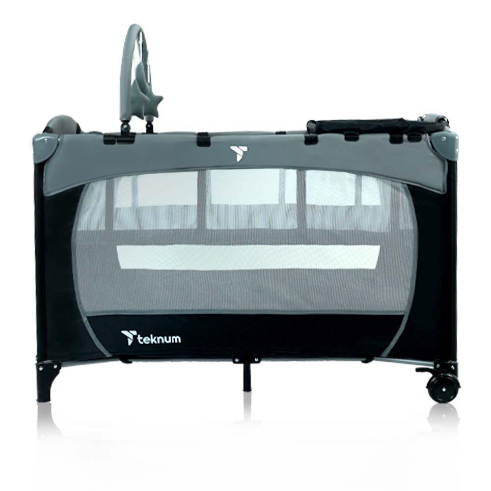 Teknum Explorer Playard and Cot Grey Buy at Best Price from Mumzworld