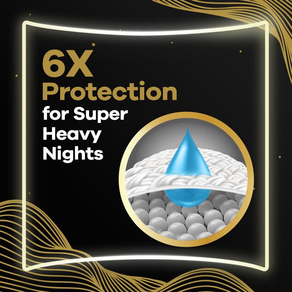 أولويز - فوط دريمز ماكسي سميكة كلين آند دراي - ليلية طويلة مع أجنحة - 7 قطع