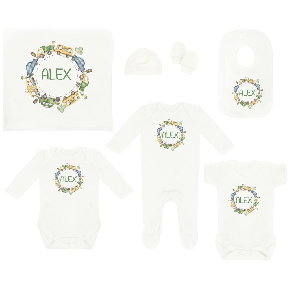 ميني بلام - مجموعة ألعاب قابل للتخصيص - 7 قطع - أبيض