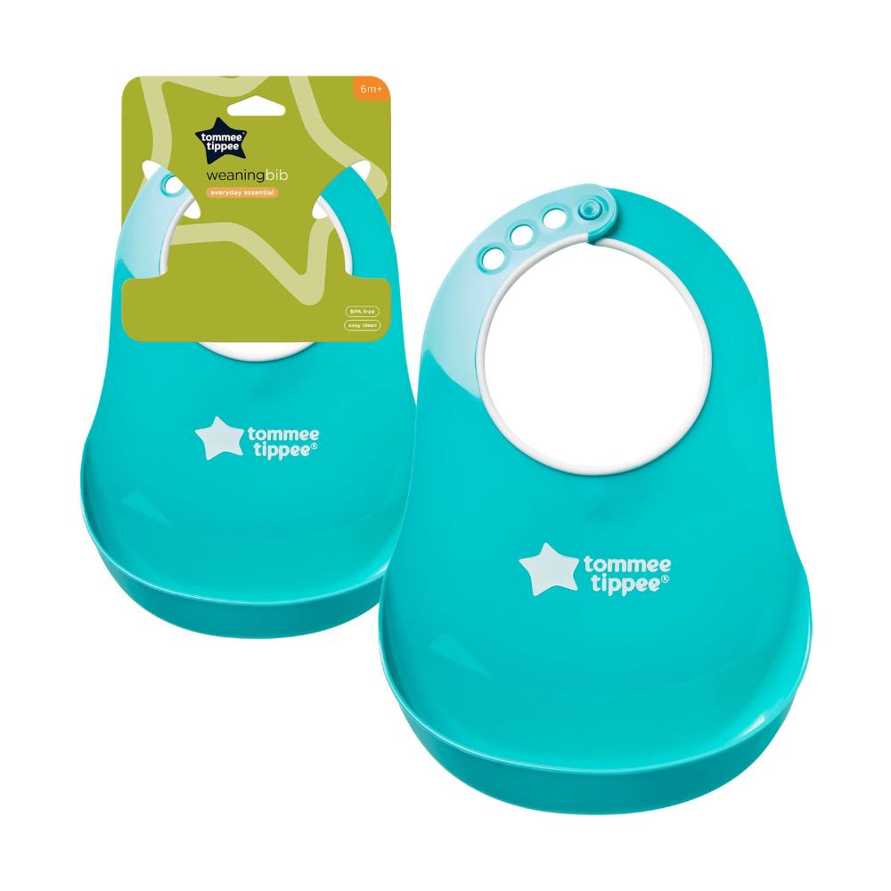 Tommee Tippee Essentials Comfi Neck Catch Bib- Blue