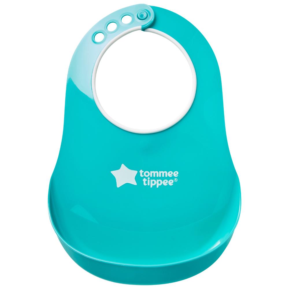 Tommee Tippee Essentials Comfi Neck Catch Bib- Blue