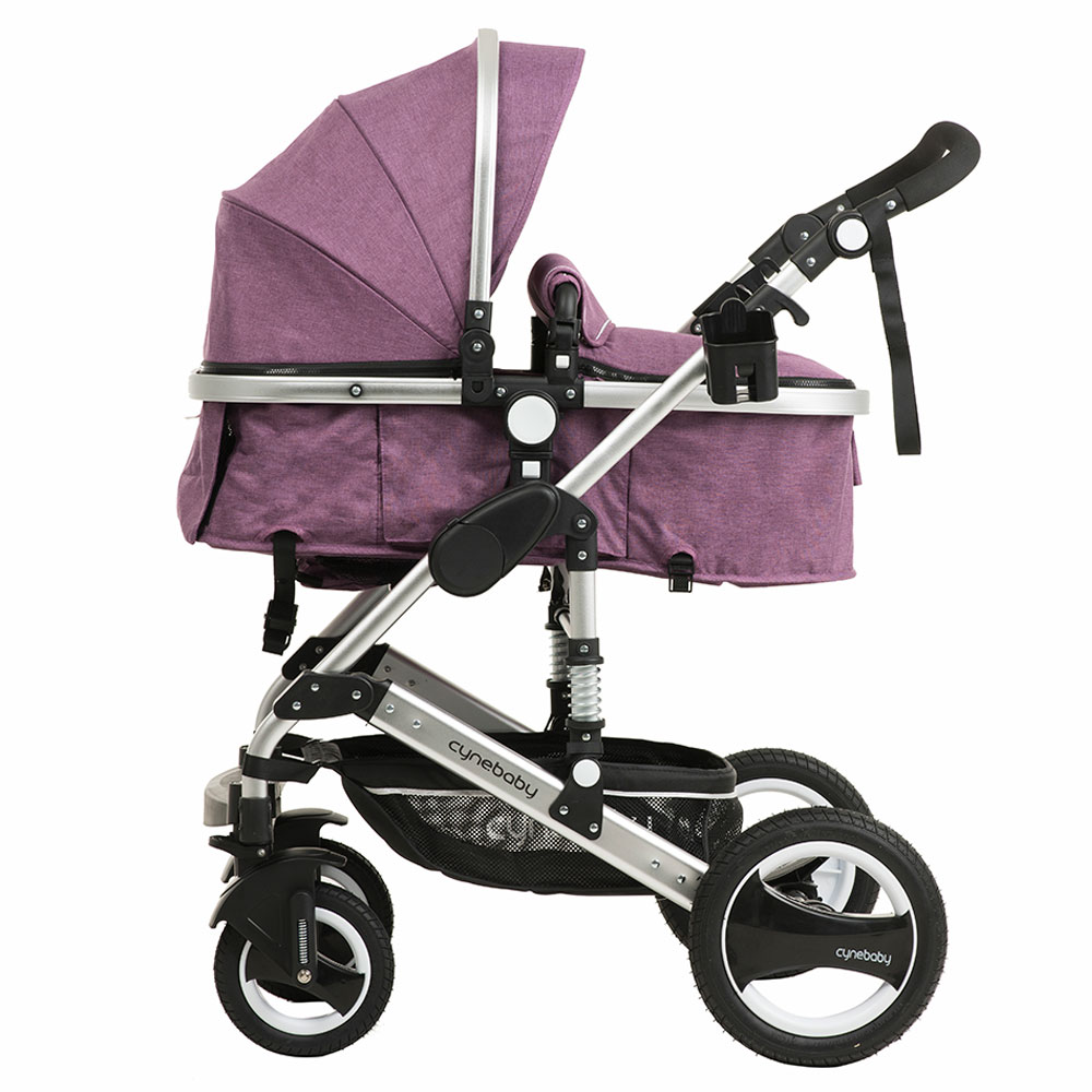 Cynebaby 7 Violet - 3 in 1 Luxury Pram