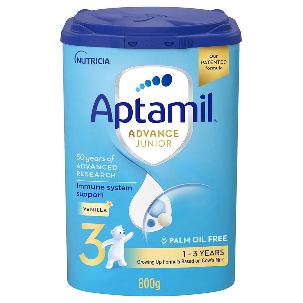 Aptamil - Palm Oil Free Advance Junior 3 Milk Formula - 800g - Pack of 4 
