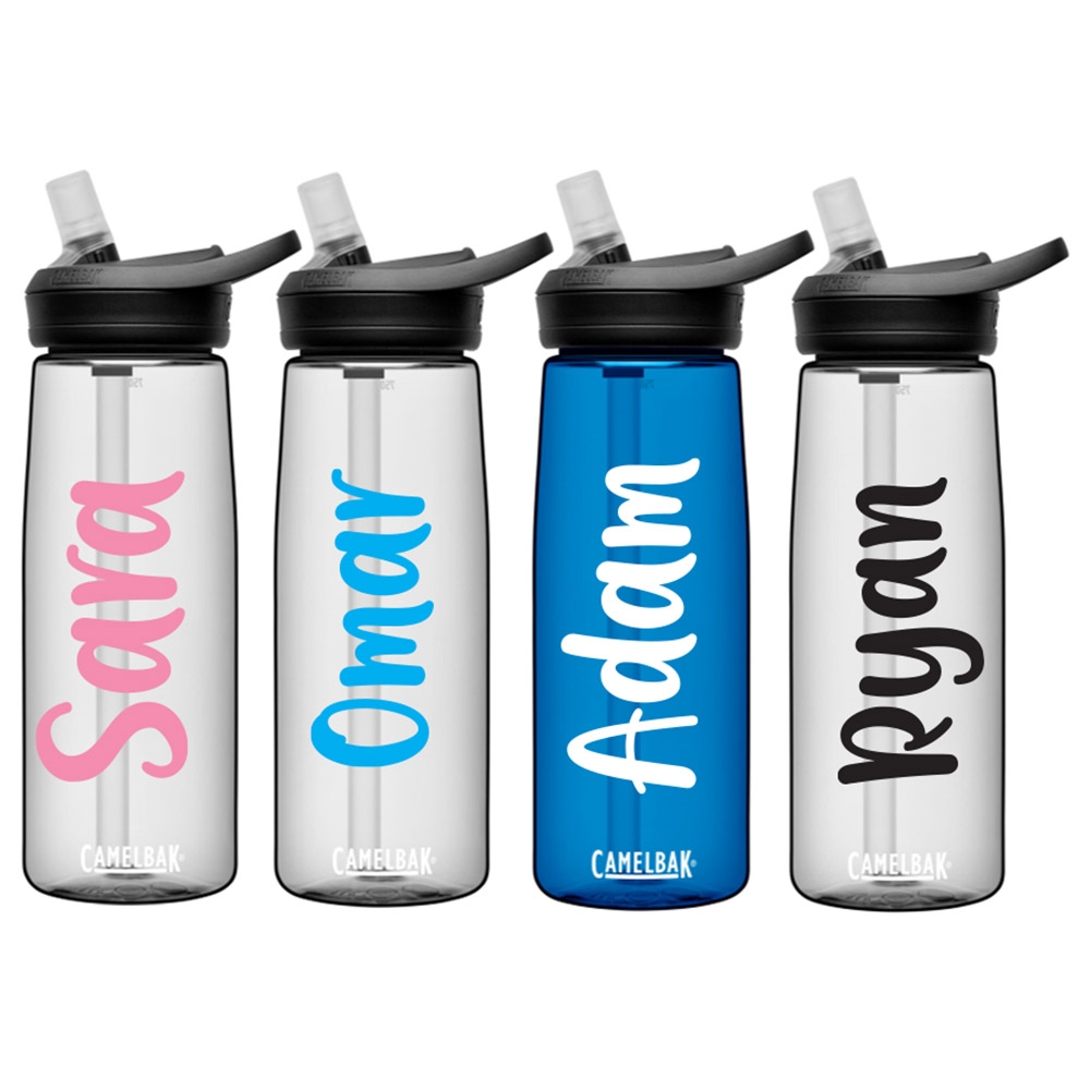 توينكل هاندز - ملصق اسم مخصص للزجاجة - تصميم مائل