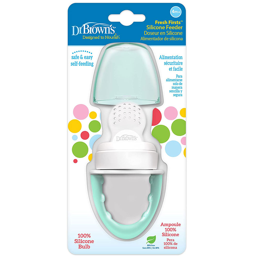 Dr. Brown's Fresh Firsts Silicone Feeder - Mint